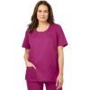 Comfort Choice Plus Size Scoopneck Scrub Top