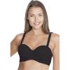 Comfort Choice Women’s Plus Size Convertible Strapless Underwire Bra(Black)