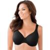 Women’s Plus Size Uplifting Plunge Bra(Black)