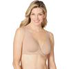 Women’s Plus Size Uplifting Plunge Bra(Nude)