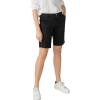 ellos Plus Size Bermuda Shorts(Black)