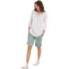 ellos Plus Size Convertible Cargo Shorts(Grey Spruce)