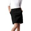 ellos Plus Size Stretch Chino Skort(Black)