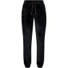 ellos Plus Size Velour Jogger Pants(Black)