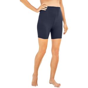 Swim 365 Women’s Plus Size Swim Boy Short(Navy)