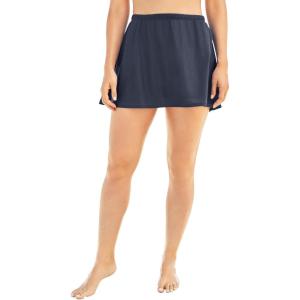 Swimsuits For All Women’s A-Line Swim Skirt (Plus(Navy)