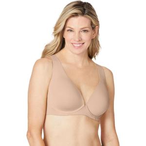 Women’s Plus Size Uplifting Plunge Bra(Nude)