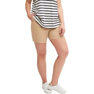 ellos Plus Size Stretch Chino Shorts(New Khaki)
