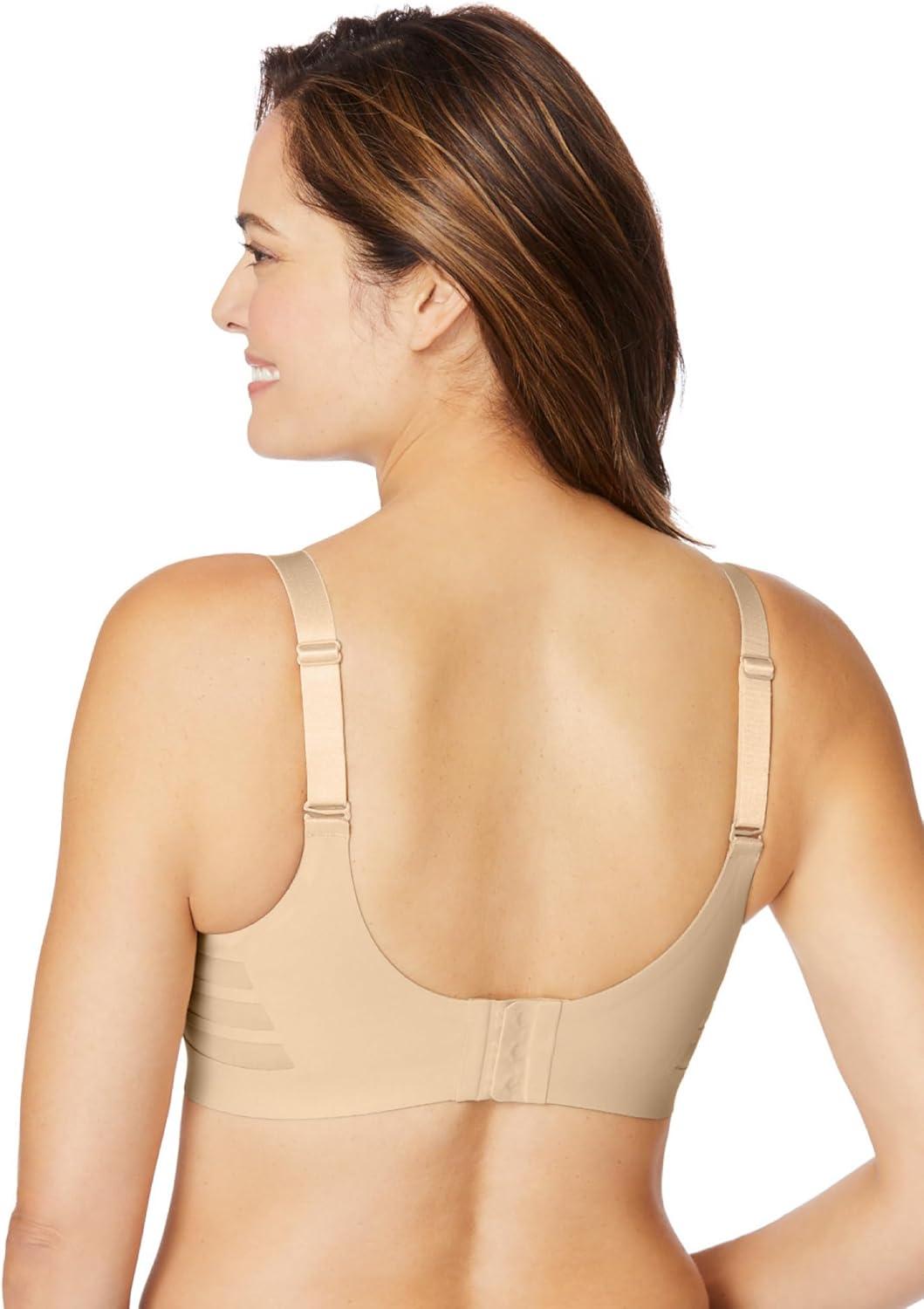 imageComfort Choice Womens Plus Size SideSleek Smoothing BraSoft Iris