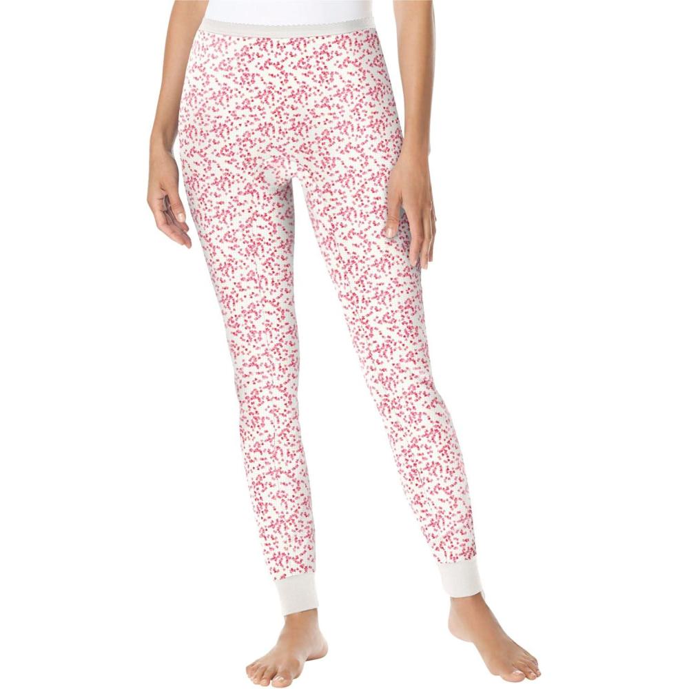 imageComfort Choice Plus Size Thermal PantVanilla White Heart