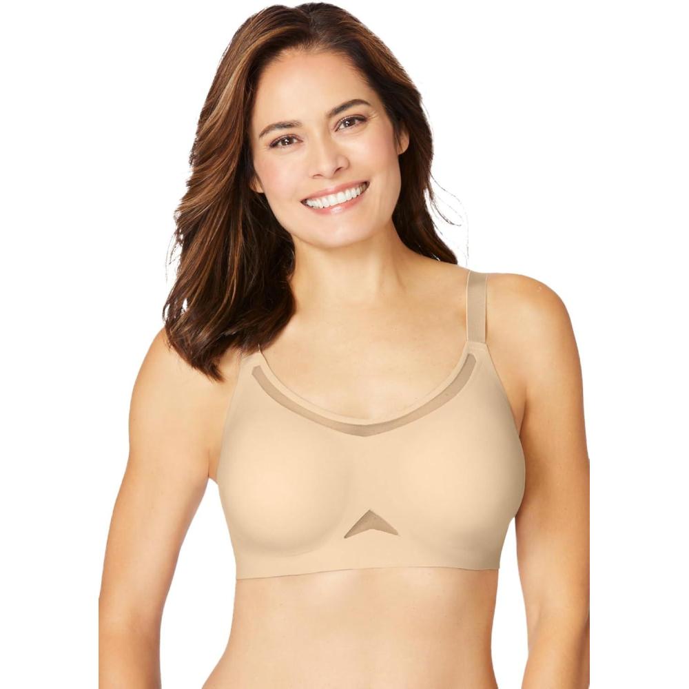 imageComfort Choice Womens Plus Size SideSleek Smoothing BraNude