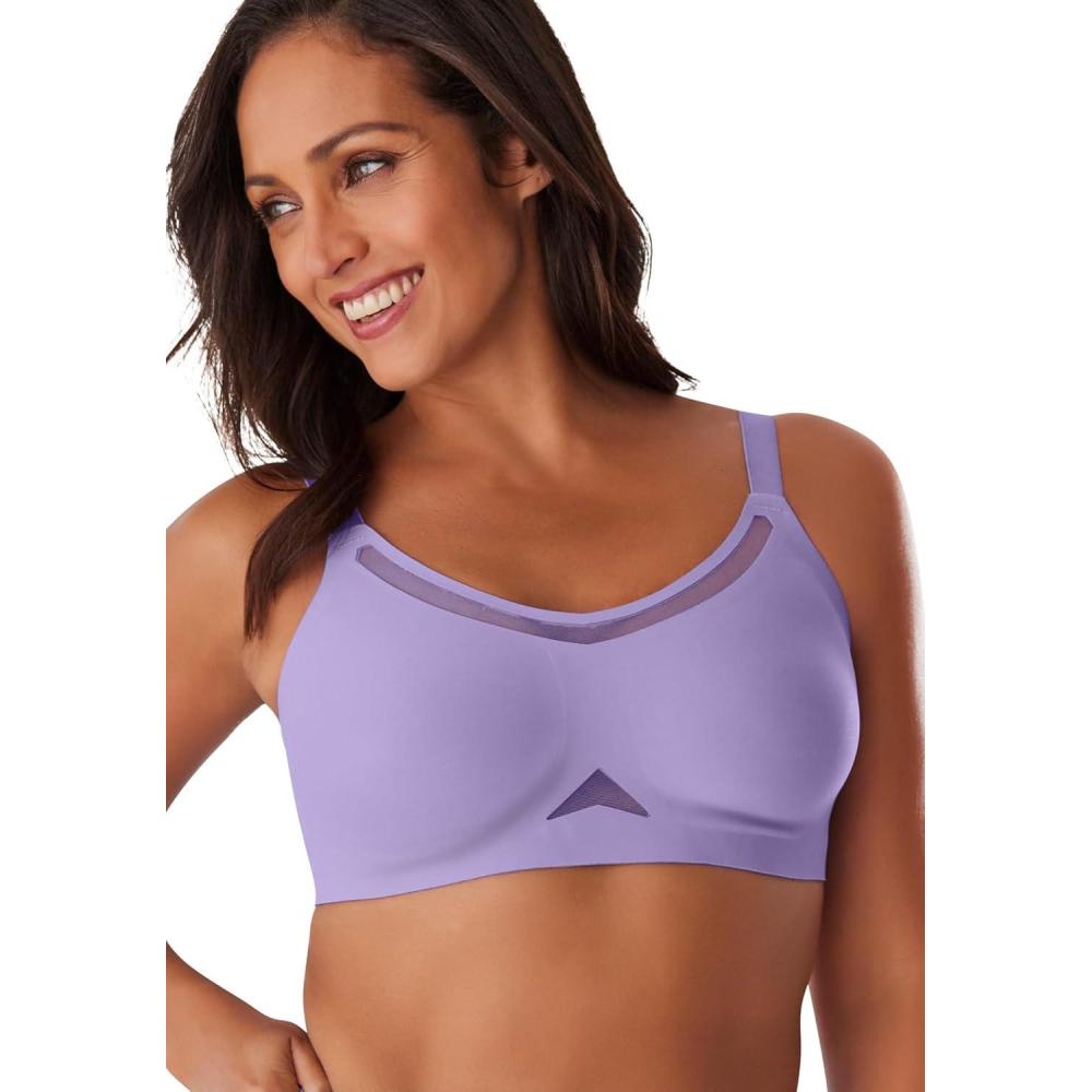 imageComfort Choice Womens Plus Size SideSleek Smoothing BraSoft Iris