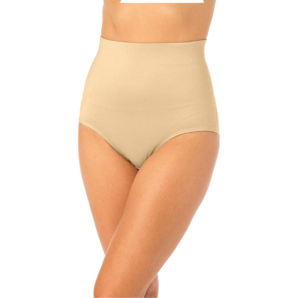 imageSecret Solutions Womens Plus Size Power Shaper Firm Control High Waist Shaping BriefNude
