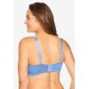 Amoureuse Women’s Plus Size Embroidered Underwire Bra(French Blue)