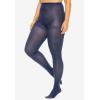 Comfort Choice Women’s Plus Size 2-Pack Opaque Tights(Slate)