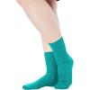 Comfort Choice Women’s Plus Size 6-Pack Rib Knit Socks(White)