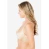Comfort Choice Women’s Plus Size Back-Smoothing Wireless T-Shirt Bra(Mocha Nude Animal)