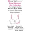Comfort Choice Women’s Plus Size Easy Enhancer Lace Wireless Bra(White)