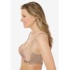 Comfort Choice Women’s Plus Size Exclusive Patented Custom Fit Wireless Bra(White)
