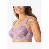 Comfort Choice Women’s Plus Size Exclusive Patented Side Wire Bra(Sunset Mauve Romantic Floral)