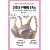 Comfort Choice Women’s Plus Size Exclusive Patented Side Wire Bra(White)