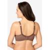 Comfort Choice Women’s Plus Size Full Coverage Mesh Side Wire Bra(Mocha Nude)