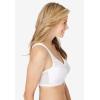 Comfort Choice Women’s Plus Size Lace Minimizer Bra(White)