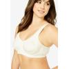 Comfort Choice Women’s Plus Size Lace Out Wire Bra(Pale Ocean)