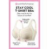Comfort Choice Women’s Plus Size Stay-Cool Bra(Ivory)