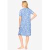 Only Necessities Plus Size Perfect Temperature Sleepshirt(French Blue Toile)