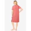 Only Necessities Plus Size Perfect Temperature Sleepshirt(Sweet Coral)
