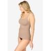 Secret Solutions Women’s Plus Size Instant Shaper Medium Control Seamless Shaping Cami(Nude)