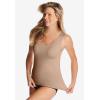 Secret Solutions Women’s Plus Size Invisible Shaper Light Control Camisole(Nude)