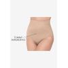 Secret Solutions Women’s Plus Size Power Shaper Firm Control High Waist Shaping Brief(Nude)