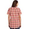 Woman Within Plus Size Seersucker Baseball Shirt(Vivid Red Gingham)