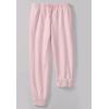 ellos Plus Size Drawstring Waist Fleece Sweatpants(Misty Rose)