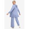ellos Plus Size Wide Leg French Terry Sweatpant(Periwinkle Mist)