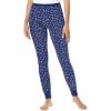 Comfort Choice Plus Size Thermal Pant(Evening Blue Stars)