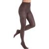 Comfort Choice Women’s Plus Size 2-Pack Opaque Tights(Dark Coffee)