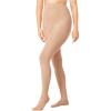 Comfort Choice Women’s Plus Size 2-Pack Opaque Tights(Nude)
