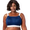 Comfort Choice Women’s Plus Size Moderate-Impact Sport Bra(Evening Blue)