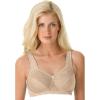 Comfort Choice Women’s Plus Size Side Wire Lace Bra(Nude)