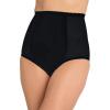 Secret Solutions Women’s Plus Size Power Mesh Firm Control Shaping Brief(Black)