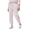 ellos Plus Size Drawstring Waist Fleece Sweatpants(Misty Rose)