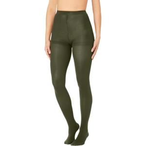 Comfort Choice Women’s Plus Size Opaque Tights(Olive)