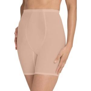 Secret Solutions Women’s Plus Size High-Waist Power Mesh Long Leg Shaper(Nude)