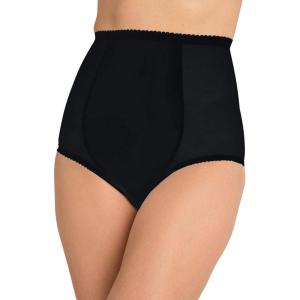 Secret Solutions Women’s Plus Size Power Mesh Firm Control Shaping Brief(Black)