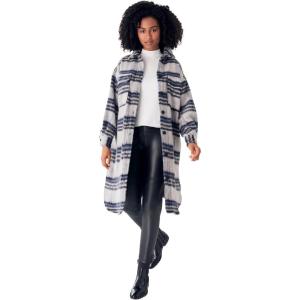 ellos Plus Size 5-Pocket Faux Leather Pants(Black)