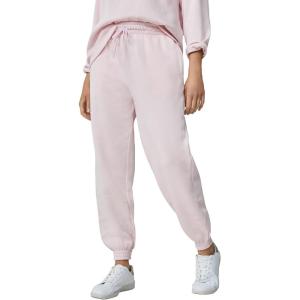 ellos Plus Size Drawstring Waist Fleece Sweatpants(Misty Rose)