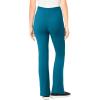 Woman Within Plus Size Stretch-Cotton Knit Pull-On Bootcut Pocket Leggings(Deep Teal)